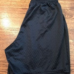 Black athletic shorts